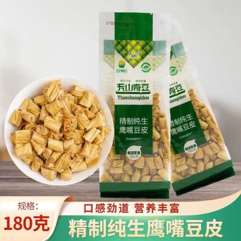 新疆木垒鹰嘴豆制品 天山奇180g豆皮 腐竹 2件 新疆木垒鹰嘴豆制品 天山奇180g豆皮 腐竹 2件