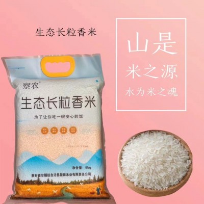 新疆察农伊犁特产察布查尔大米生态长粒抓饭香米袋子10斤当年新米  1斤图2