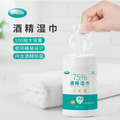 一次性75%酒精棉片清洁杀菌酒精湿巾棉手机屏幕清洁羽绒服湿巾   5件图3