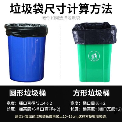黑色垃圾袋大号批发商用加厚平口塑料袋物业酒店垃圾袋80*100*120   100件图2