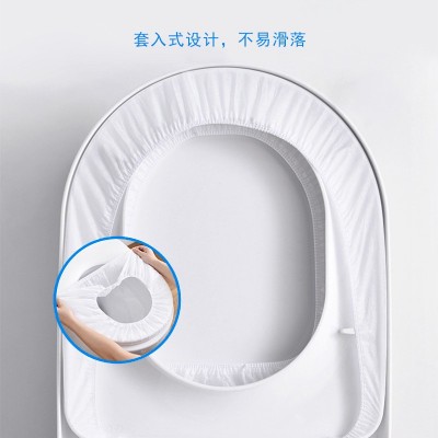 一次性无纺布马桶垫坐便马桶套酒店旅行宾馆隔脏厂家批发厚100只  2件图2