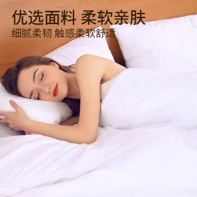 酒店床上用品一次性床单被罩枕套被套旅游隔脏单双人三四件套套装图2