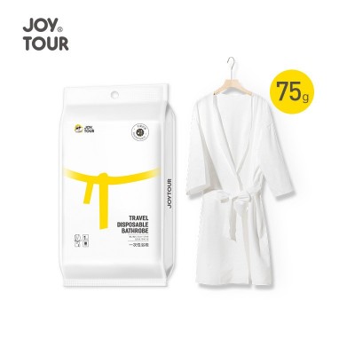 JoyTour 一次性浴袍女长款酒店旅行桑拿汗蒸温泉男士浴服免洗睡衣   2件图5