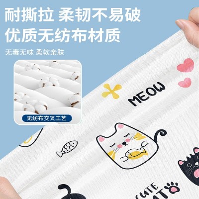 一次性床单四件套印花被套加厚无纺布单双人套装旅行便携独立包装  2套图3