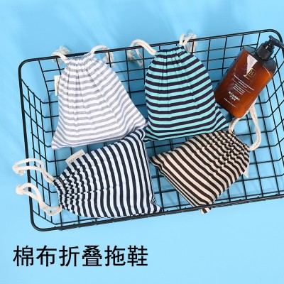 旅行拖鞋折叠拖鞋户外航空酒店非一次性拖鞋旅途防滑加厚   2双图2