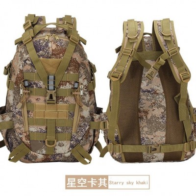 跨境大容量徒步野营背包迷彩骑行户外登山战术包运动双肩背包男款  2包图5