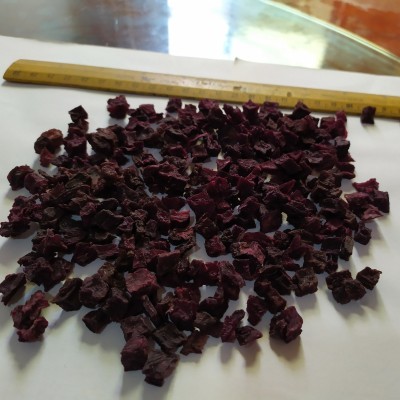 厂家直销自己生产脱水蔬菜红薯粒脱水紫薯粒规格可定配料熬粥  2千克