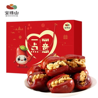 红枣夹加核桃仁葡萄干一点心意过年过节中秋礼盒厂家直销一件代发图4