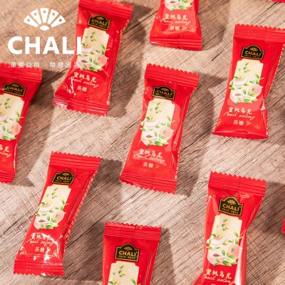 CHALI茶里新款蜜桃乌龙茶糖青提龙井水果糖结婚喜糖伴手礼盒糖果图2