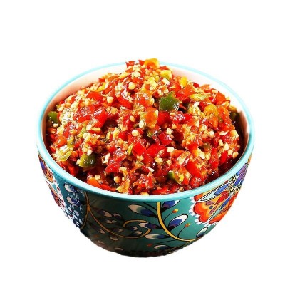 湖南农家大桶剁辣椒饭店批发专用小米辣超辣辣椒酱烧烤拌饭拌面酱图4