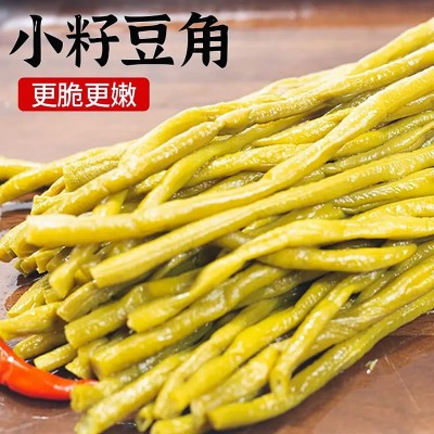 农家正宗老坛腌制酸豆角泡豇坛子菜豆角下饭菜腌缸豆咸菜真空袋装图3