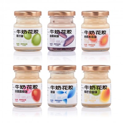 加工定制牛奶花胶贴牌即食花胶奶冻即食鱼胶代工厂纯牛奶鲜炖花胶   30瓶图5