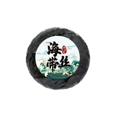 鸿鼎龙圆饼烘干海带丝干货商用下饭整箱批发水产干货厂家直供批发   80包图5
