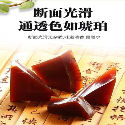 东阿原产阿胶250g铁盒装阿胶片山东阿胶块阿胶糕即食固元膏片图2