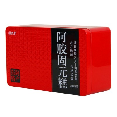 东阿原料阿胶熬制驴皮阿胶糕即食固元糕女士阿娇固元膏福熙堂品牌