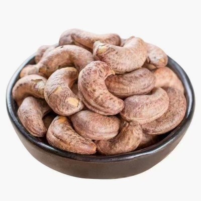 带皮腰果新疆炭烤坚果批发展会抖音货源散装500g可代发原味腰果图5
