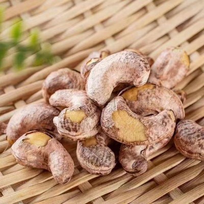 带皮腰果新疆炭烤坚果批发展会抖音货源散装500g可代发原味腰果图3