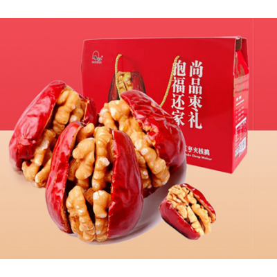 【天娇红】1000g枣夹核桃礼盒