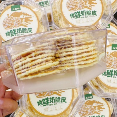 八大怪烤鲜奶脆皮120g原味烤奶皮新疆鲜奶脆皮片   2盒图4