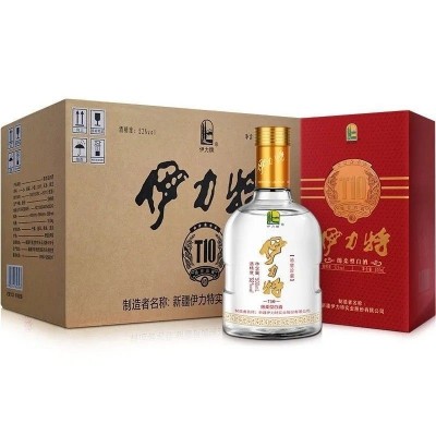 新疆伊力特珍藏十年T10年伊犁酒500mlX6瓶/箱绵柔型白酒52度