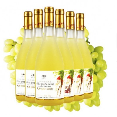 新疆驼铃无核白白葡萄酒10度750ml整箱6瓶 新疆葡萄酒 包邮图2