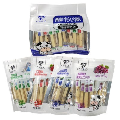 大漠头羊醇牧缘软牛奶条奶棒200克400克新疆特产奶条零食包邮   5袋图5