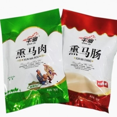 新疆千驹熏马肠熏马肉烤驼肉新疆牛肉天山鹿肉180g真空包邮   3袋图2