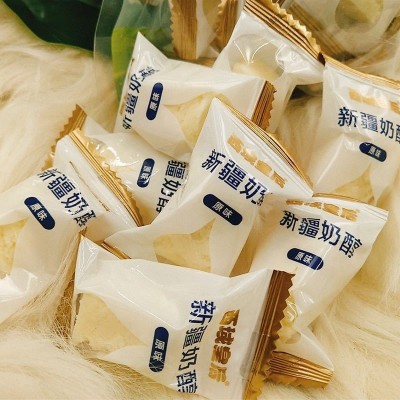 西域皇后奶醇新疆奶疙瘩抖音同款奶酪零食嚼着吃酸奶块乳酪奶糖  2袋图2