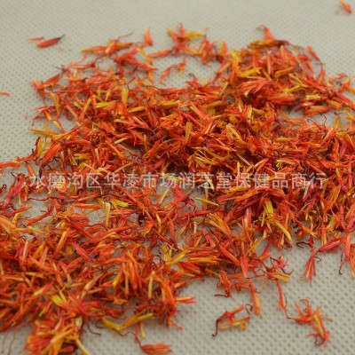 新疆红花不掺料批发新货草红花茶500g散装泡脚配艾草红花  2件图5