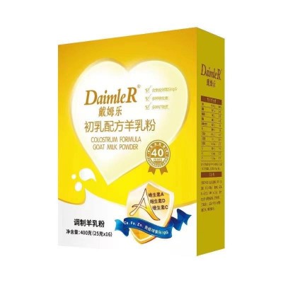 陕西凯达工厂山羊奶粉 戴姆乐 初乳配方羊奶 中老年成人奶粉 礼品图5