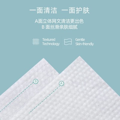 一次性洗脸巾全棉加厚 棉柔巾美容院卸妆巾大卷珍珠纹洁面巾批发图3