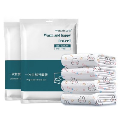 一次性四件套床单被罩枕套隔脏双人三件套出差旅游酒店床上用品图4
