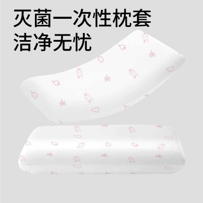 灭菌一次性枕套透气亲肤便携式枕套旅行枕头套加厚免洗无纺布枕套   100件图3