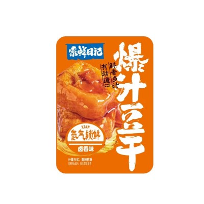 锁鲜日记爆汁豆腐 氮气锁鲜豆腐干 散称5斤装 香辣/卤香2口味  1包图4
