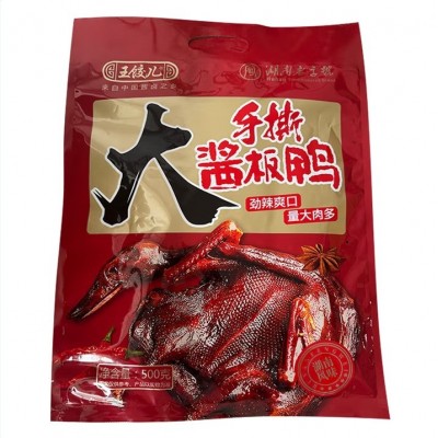 超大整只500g手撕酱板鸭湖南常德特产卤味熟食酱鸭小吃休闲零食品图5