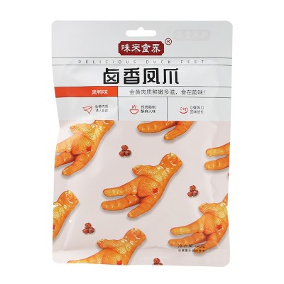 味来食界卤味香辣凤爪62g零食非泡椒休闲小吃独立包装黑鸭鸡爪图4