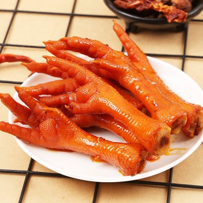 味来食界卤味香辣凤爪62g零食非泡椒休闲小吃独立包装黑鸭鸡爪图3