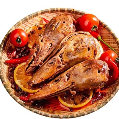 鸭头卤味麻辣熟食解馋小零食开袋即食食品小吃休闲特产香辣辣味   2份图5