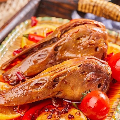 鸭头卤味麻辣熟食解馋小零食开袋即食食品小吃休闲特产香辣辣味   2份图4
