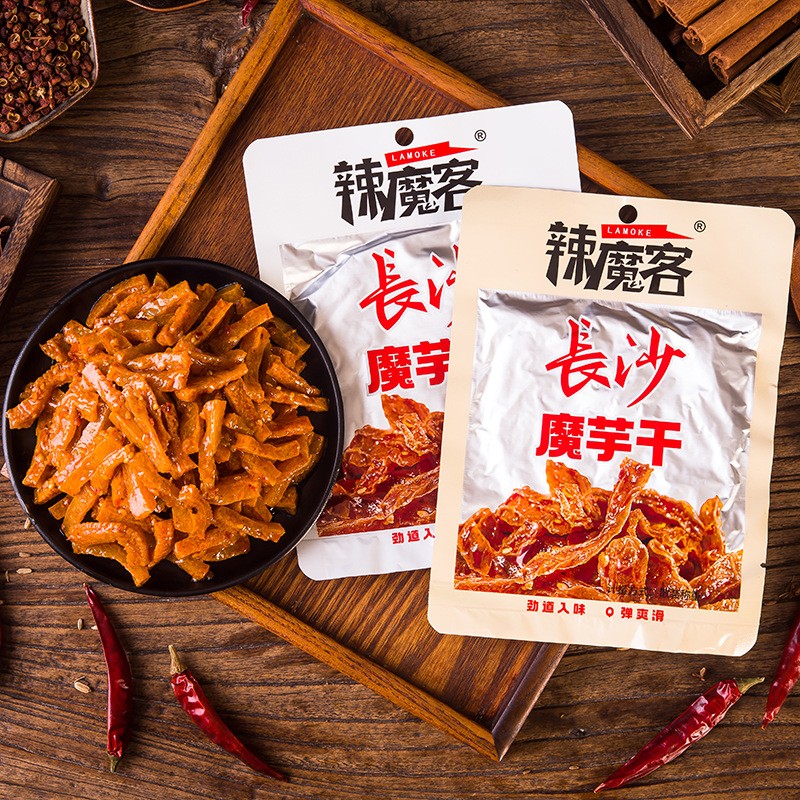 辣魔客长沙魔芋干湖南平江特产香辣麻酱拆袋即食休闲追剧零食小吃 1包 辣魔客长沙魔芋干湖南平江特产香辣麻酱拆袋即食休闲追剧零食小吃 1包