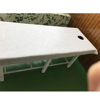 100*200打孔一次性床单防水防床单带圆孔无纺布按摩床单卫生  1包图4