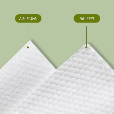 一次性洗脸巾大卷加厚洁面巾卷筒擦脸巾双面珍珠纹棉柔巾卸妆棉巾  1卷图4